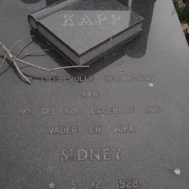 KAPP Sidney 1928-1996