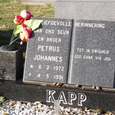KAPP Petrus Johannes 1972-1991