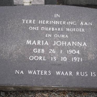 KAPP Maria Johanna 1904-1971