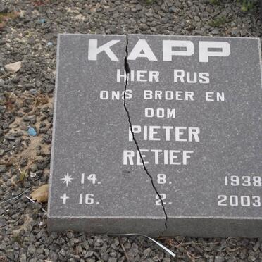 KAPP Pieter Retief 1938-2003