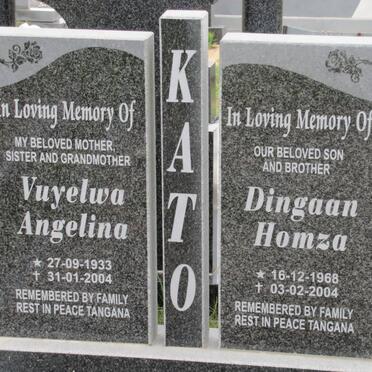 KATO Vuyelwa Angelina 1933-2004 :: KATO Dingaan Homza 1968-2004