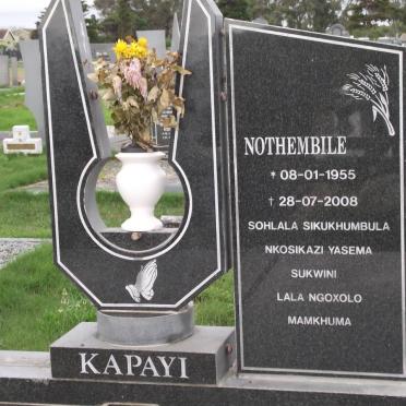 KAPAYI Nothembile 1955-2008