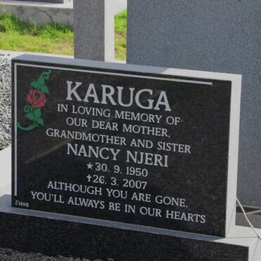 KARUGA Nancy Njeri 1950-2007