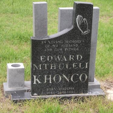 KHONCO Edward Mthuleli 1964-2001