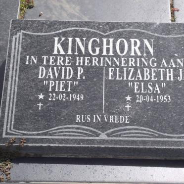 KINGHORN Davis P. 1949- &amp; Elizabeth J. 1953-