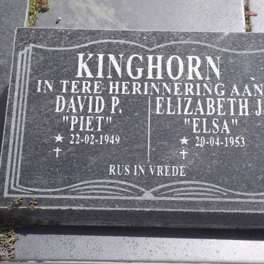 KINGHORN Davis P. 1949- &amp; Elizabeth J. 1953-