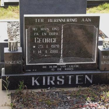 KIRSTEN George 1920-1988