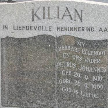 KILIAN Petrus Johannes 1910-1966