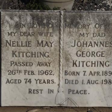 KITCHING Johannes George 1896-1985 &amp; Nellie May -1962