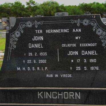 KINGHORN John Daniel 1935-2002 :: KINGHORN John Daniel 1910-1976