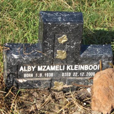 KLEINBOOI Alby Mzameli 1938-2009