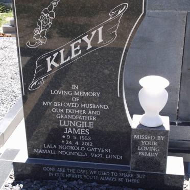 KLEYI Lungile James 1953-2012