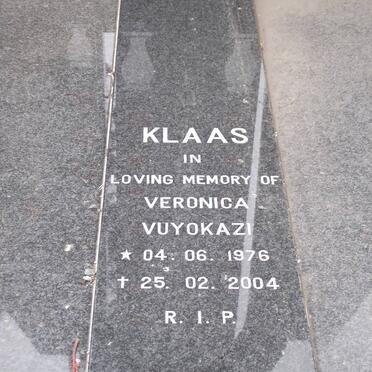 KLAAS Veronica Vuyokazi 1976-2004