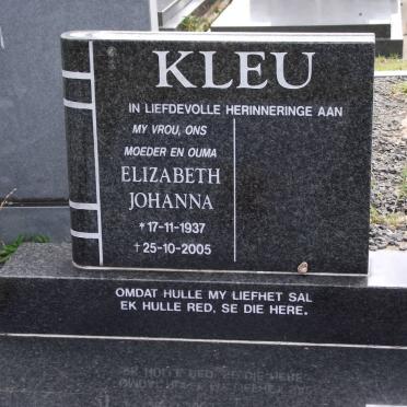 KLEU Elizabeth Johanna 1937-2005
