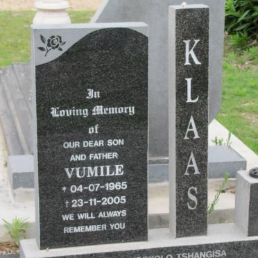 KLAAS Vumile 1965-2005