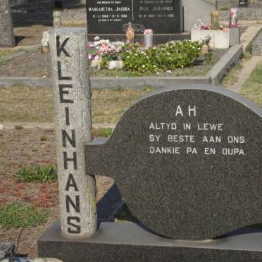 KLEINHANS A.H 1913-1977