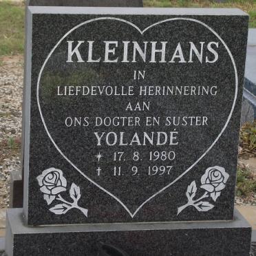 KLEINHANS Yolande 1980-1997