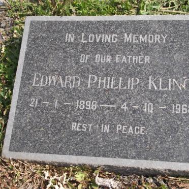 KLING Edward Phillip 1899-1968