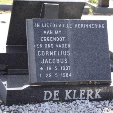KLERK Cornelius Jacobus, de 1937-1984
