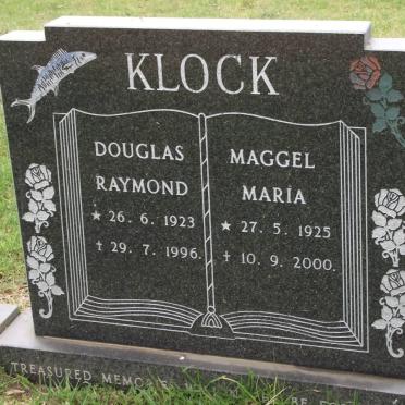 KLOCK Douglas Raymond 1923-1996 &amp; Maggel Maria 1925-2000