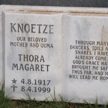 KNOETZE Thora Magaret 1917-1999