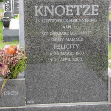 KNOETZE Felicity 1963-2000
