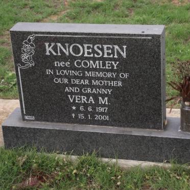 KNOESEN Vera Magdalena nee COMLEY 1917-2001