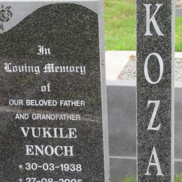 KOZA Vukile Enoch 1938-2005