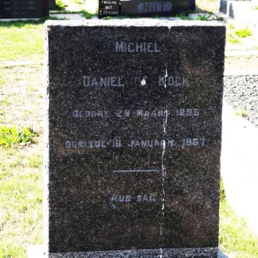 KOCK Michiel Daniel, de 1896-1957