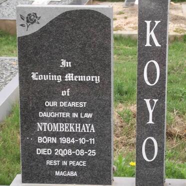 KOYO Ntombekhaya 1984-2008