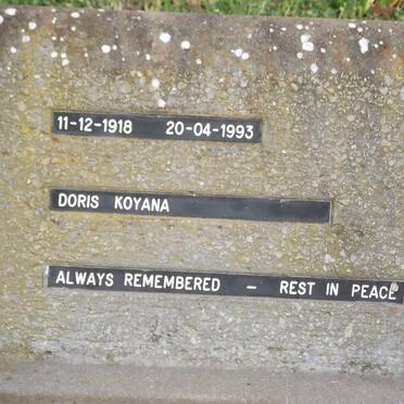KOYANA Doris 1918-1993