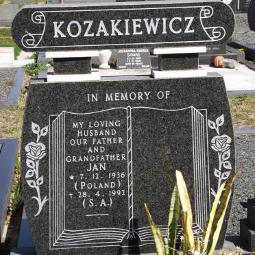 KOZAKIEWICZ Jan 1936-1992