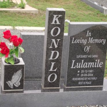 KONDLO Lulamile 1981-2004