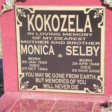 KOKOZELA Monica 1920-1994 :: KOKOZELA Selby 1948-2006