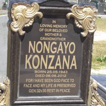 KONZANA Nongayo 1943-2012