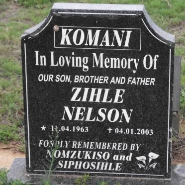KOMANI Zihle Nelson 1963-2003