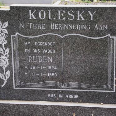 KOLESKY Ruben 1924-1983