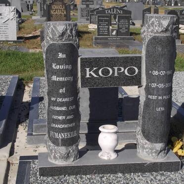 KOPO Fumanekile 1942-2010