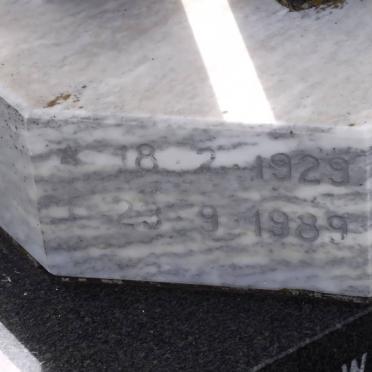 KOCH Gerhardus G.V. 1929-1989