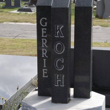 KOCH Gerhardus G.V. 1929-1989