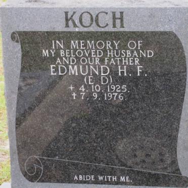 KOCH Edmund H.F. 1925-1976