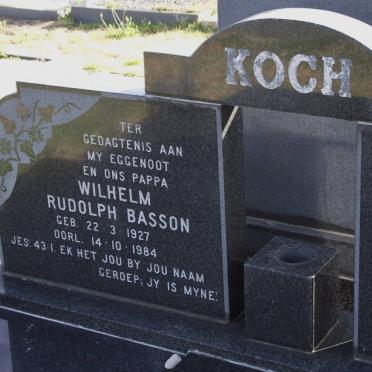 KOCH Wilhelm Rudolph Basson 1927-1984