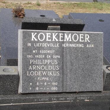 KOEKEMOER Philippus Arnoldus Lodewikus 1910-1990