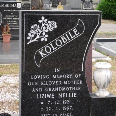 KOLOBILE Liziwe Nellie 1921-1997