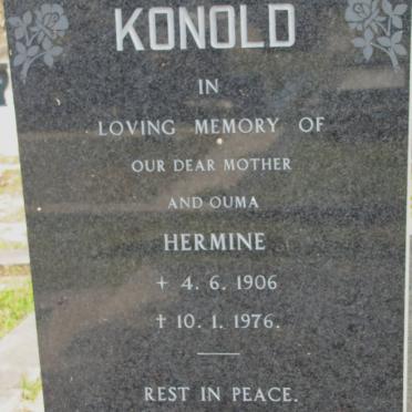 KONOLD Hermine 1906-1976