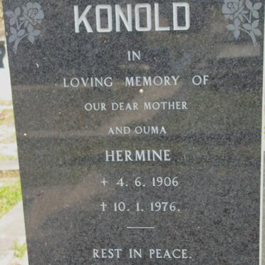 KONOLD Hermine 1906-1976