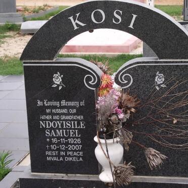 KOSI Ndoyisile Samuel 1926-2007