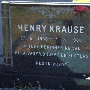 KRAUSE Henry 1936-1980