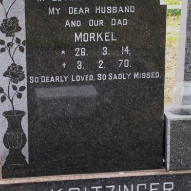 KRITZINGER Morkel 1914-1970
