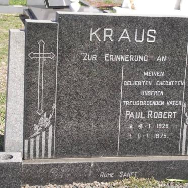 KRAUS Paul Robert 1928-1975
